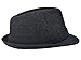 Simplicity Unisex Manhattan Structured Gangster Trilby Fedora Hat