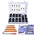 CNIKESIN 280 Car Retainer Clips Kit Door Panel Clips Bumper Fastener Rivet Clips with Universal Fastener Remover Tool Set in Case for Toyota Honda GM Ford Chrysler