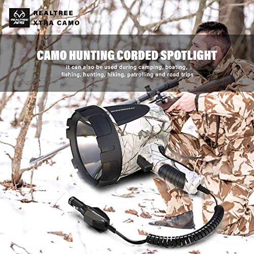 GOODSMANN Spotlight Camo Hunting Spot Lights 12 Volt Marine Spotlight