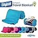 Cloudz Cozy Compact Airplane Travel Blanket for Your Flight, Car, Camping, Home or Comforting Warmth Anywhere! - Sky Blue