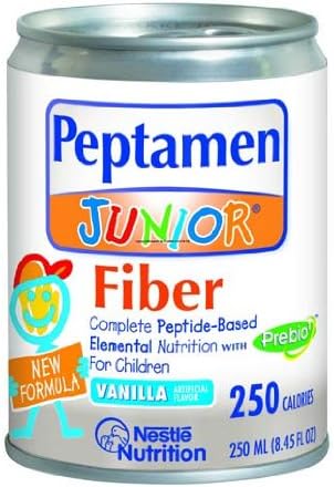 NESTLE NUTRITIONAL PEPTAMEN JUNIOR FIBER, Vanilla, Case: 24