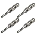 (4 Pack) Switchcraft 280 1/4 6.35 mm 2-Conductor