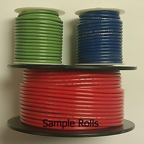 BLACK 10AWG Stranded 600V Hook Up Wire - 25' Roll by GPW