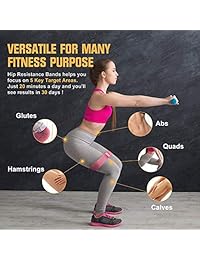 POWER GUIDANCE Hip Resistance Bands, Booty Fabric Exercise Circle Bands for Legs, Butt, Glutes, Yoga, Pilates, Muscle Training