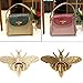 Hacloser Turn Lock for Purses Handbag Bee Shape Clasp Decoration Metal Hardware DIY Shoulder Bag Making Tool (Bronze)