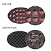 HALLO Big Holes Hair Twist Sponge Brush for Dreads Locking Coil Afro Curl for Hair Styling (5 Packs)