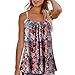 Emimarol Tank Tops for Women Spaghetti Strap Cami Plus Size Tunic Blouses