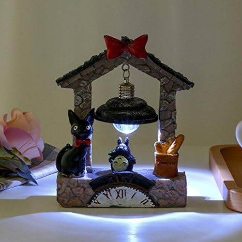 1pc Totoro with Kiki night light birthday gift resin small table lamp