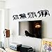 MLM Snow Mountain Forest Silhouette Polar Bear Wall Sticker Animal Wall Decal for Living Room Porch Children Bedroom Study Classroom Nursery Kids Room Décor (Bear)