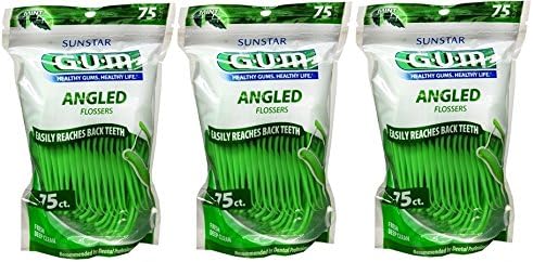 EEZ-Thru Angled Dental Flossers 225 Count