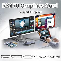 SOYO AMD Radeon RX470 Graphics Card, 4GB GDDR5 256