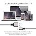 iPhone Lightning Cable,3Pack (3FT 6FT 10FT) iPhone Charger Nylon Braided Cord to USB Cable for Phone 7/ 7 Plus/6/6s/6 plus/6s plus/ 5s/5c,iPad, iPad mini, iPod Nano 7(silver)