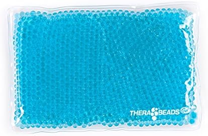 Hot Cold Gel Standard Pack: Reusable & Non-Toxic TheraBeads Flexible Compress for Head, Eye, Shoulder & Back Injuries - Relief for Soreness, Swelling & Joint Pain - Microwaveable & Freezer-Safe Packs