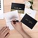 50 Gold Foil Thank You Cards Bulk - Thank You Notes - Blank Note Cards with Self Seal Envelopes - Perfect for Business, Wedding, Gift Cards, Graduation, Baby Shower, Funeral