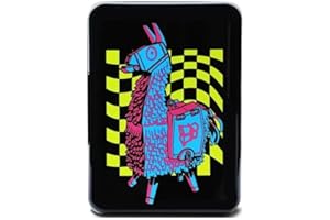 Orbit Innovations Fortnite - Mini Fridge with LED Lighting, Small Cooler for Drinks & Snacks, or Skincare Refrigerator - Christmas Gifts (6 Cans, Fortnite Loot Llama)