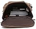 Canvas Backpack, Aidonger Vintage Canvas School Backpack Hiking Travel Rucksack Fits 15'' Laptop (Coffee)
