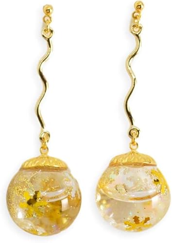 Amazon ガーグル ピアス Gargle スノードーム ゴールド P1811r 3577g 冬 クリスマス アクセサリー ピアスキャッチ 通販