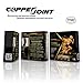 CopperJoint Knee Compression Sleeve PRO for Men & Women - Knee Brace For weightlifting, Sports Injury & Knee Support - Helps Blood Flow, Pain Relief & Management - Copper Infused Nylon (Medium)
