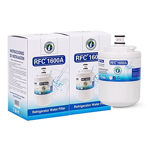 Compatible Replacement for Maytag UKF7001, UKF7002, UKF7003, UKF5001, UKF6001 series, EDR7D1, Filter 7 Refrigerator Water Filter Cartridge by OnePurify RFC1600A 2PK