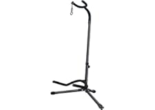 GLEAM Guitar Stand - Adjustable for Electric, Acoustic Guitars and Bass, Guitar Accessories