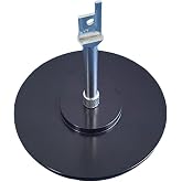 DIY Saw Machines Sawzall Adapter Cup Attachments Connector UVC Fit for Reciprocating Saws M Adapter Tools Aluminium Smooth Surface 10cm/4.0in (Black)