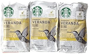 Image of Starbucks, Blonde Roast, Veranda Blend, 12oz Bag (Pack of 3)