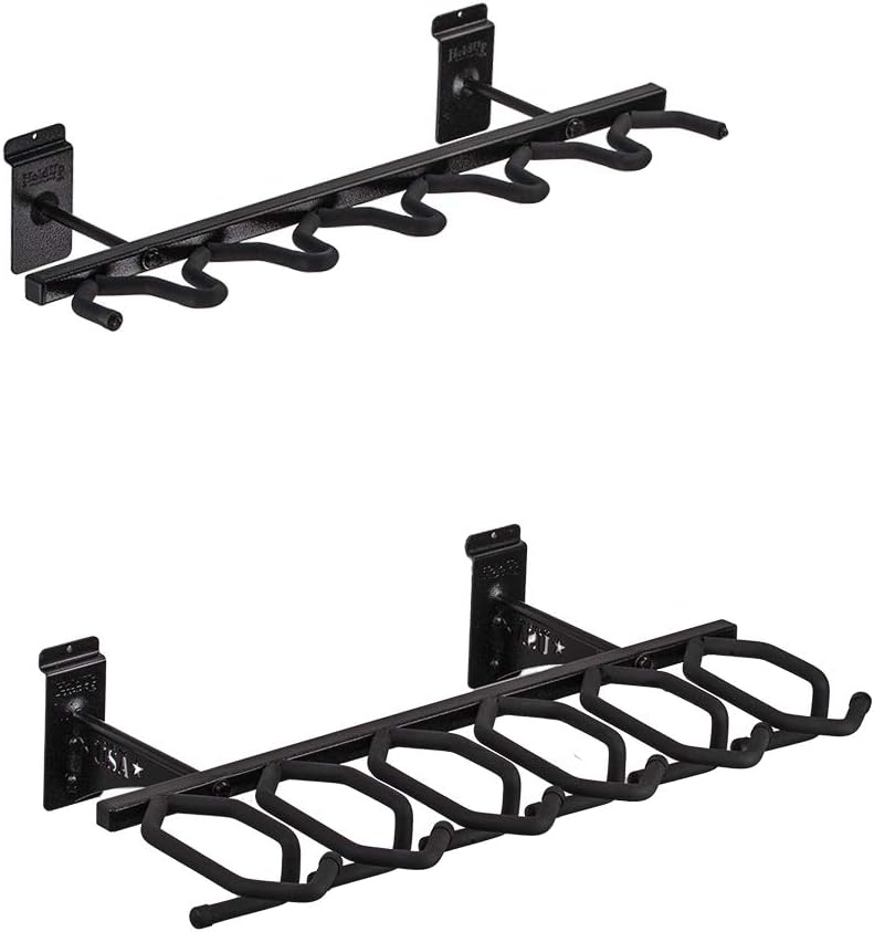Hold Up Displays Slatwall 6 Gun Rack and Rifle Storage Holds Winchester Remington Ruger Firearms and More - Heavy Duty Steel - Made in USA: Sports & Outdoors