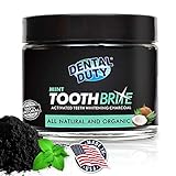Natural Teeth Whitening Charcoal Powder - Made in USA - with Organic Coconut Activated Charcoal for Stronger Healthy Whiter Teeth. No need for Strips, Kits or Gel.