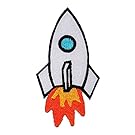 Cute Rocket Space DIY Embroidered Sew Iron on Patch RK-001