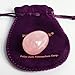 Polar Jade Rose Quartz Yoni Egg, Undrilled, Small Size, Pink Love Stone, for Women for Strengthening Pelvic Floor Muscles and for Countering Stress Adult Urinary Incontinence (Small (35x25mm))