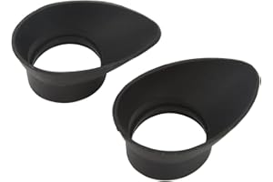 CYRANK 2PCS Binocular Eye Cups, Binocular Eye Cups Replacement 27mm Inner Diameter Foldable Binocular Rubber Eyepiece Eye Guards Cups
