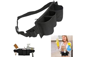 Professional Cleaning Apron with Pockets, Utility Waist Apron with Adjustable Waist Strap,Sanitation Catering Hotel Cleaning 