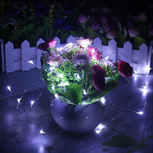 image for 4 Set Lhomeled Led String Lights 16.5ft/5m 50 Leds Decorative Fairy Ba