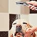 Baban Handheld Shower Head with Powerful Shower Spray against Low Pressure Water Supply Pipeline, Multi-functions, Bathroom Accessories w/Hose, Bracket, and Teflon Tape- Chrome