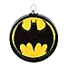 Hallmark DC Comics Batman Bat-Signal Blown Glass Christmas Ornament