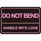 2"x3" 200 PCS Do Not Bend Sticker Handle with Love