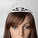 USA Seller Follsy Peach Heart Flower Shape Tiara Crown Headband Comb Pin Shining Rhinestone Wedding Bridal Bride Party Birthday Tiaras