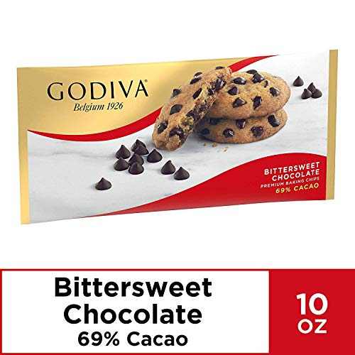 Godiva Bittersweet Chocolate Premium Baking Chips, 11 oz - Thumbnail 3