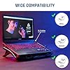 KLIM-Halo-Laptop-Cooling-Stand-with-RGB-backlighting-11-17-Gaming-Laptop-Cooling-Pad-For-Desk-USB-Powered-Fan-Very-Stable-And-Silent-Compatible-Mac-And-PS4-NEW-2021 KLIM Halo + Laptop Cooling Stand with RGB backlighting + 11" - 17" + Gaming Laptop Cooling Pad For Desk + USB Powered Fan + Very Stable And Silent + Compatible Mac And PS4 - NEW 2022