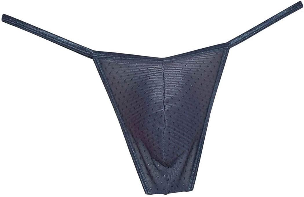 OROCOJUCOMen's Bikini Thong Underwear Shiny Tangas Competition Posing String Underpants