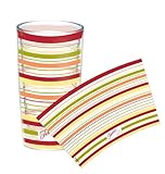 Tervis Fiesta Tumbler, Sunny Stripes, 16-Ounce
