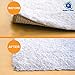 Granny's Home Rug Grippers Carpet Rubber Anti-skid Pad .Stop Slipping Rug,Keeps Your Rug in Place & Makes Corners Flat, waterproof (8PCS)
