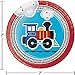 All Aboard Train Theme Kids Birthday Party Supplies Set for 16 Guest Boys and Girls - (1) Keepsake Plastic 16 oz. Cups - Paper Plates, Napkins, Cups, Table Covers - Disposable Food Cake
