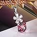 GAEA H - Asian Style Series Sweet Elegant Flower Crystal Pendant Necklace Crystals from Swarovski GHJN037