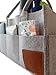 Diaper Caddy Organizer | Baby Felt Nursery Storage | Portable, Makes A CAR OR Plane Travel Easier | Unisex Shower Gift | by - GQ&C.
