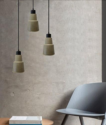EMANATE Slush Cone Mug Shape Hanging Iron Light Lamp (14X14X22 cm, Mud Colour)