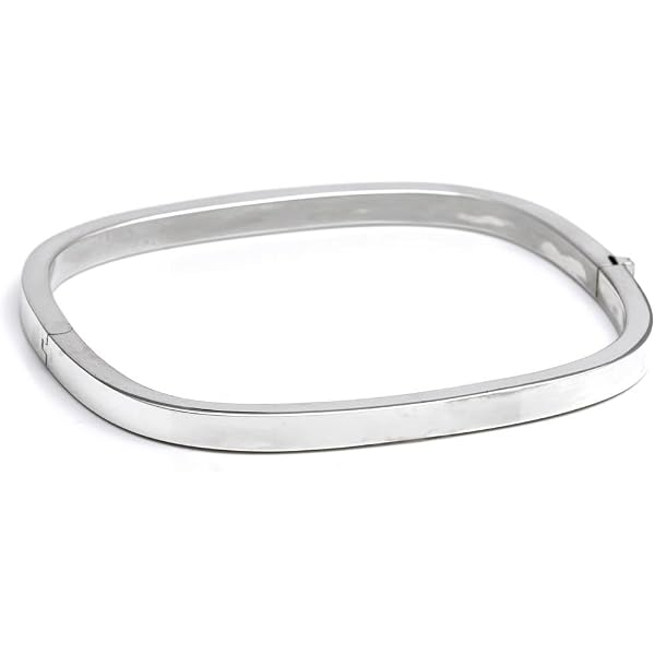 Bracelet Tube En Argent Sterling 925 4 Mm Silverly - Rond, Rigide, Empilable, Neuf Avec étiquettes