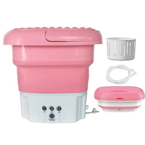 Portable Washing Machine, Mini Foldable Washer and Spin Dryer