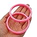 JSEA P 2pcs 10mm Acrylic Candy Color Bracelets Bangle Set Red Blue White Pink Bracelet