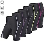 Tenn Ladies Viper 8 Panel Padded Cycling Shorts